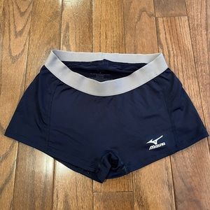 Mizuno Flat Front Low Rider Volleyball Short Navy